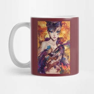 Cat Woman Shoujo Anime Mug